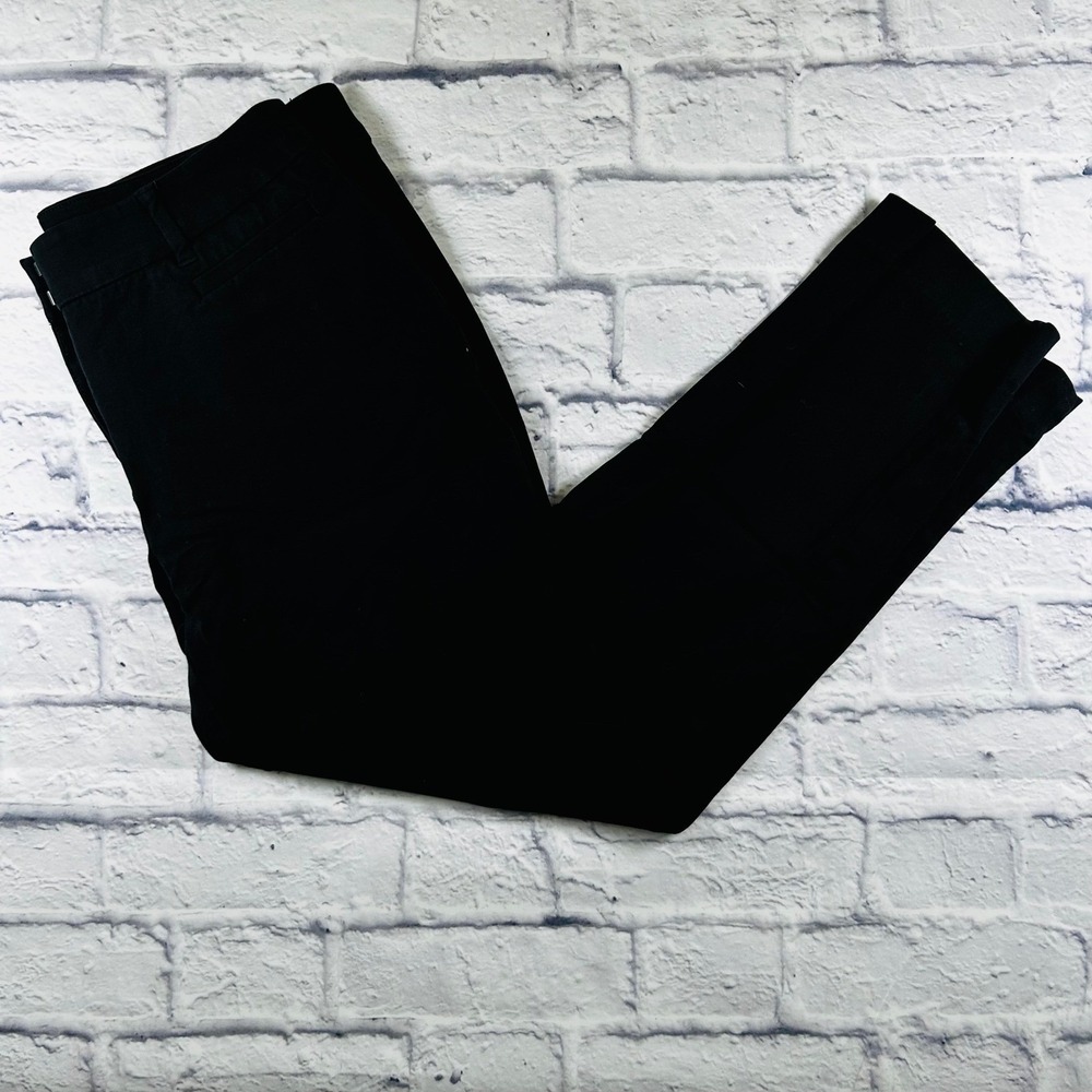 Talbots Factory Womens Curvy Fit Pants Black Trousers Size 10 Office Wear